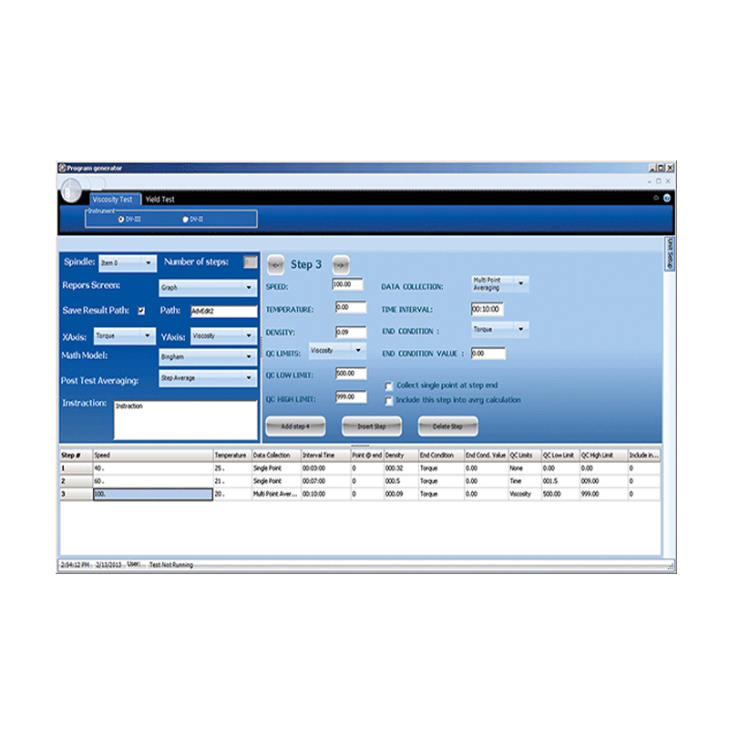 PHẦN MỀM ĐO ĐỘ NHỚT PG Flash