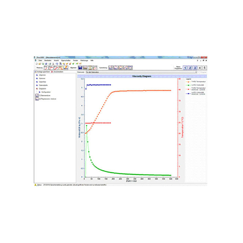 PHẦN MỀM ĐO ĐỘ NHỚT LƯU BIẾN RHEO3000