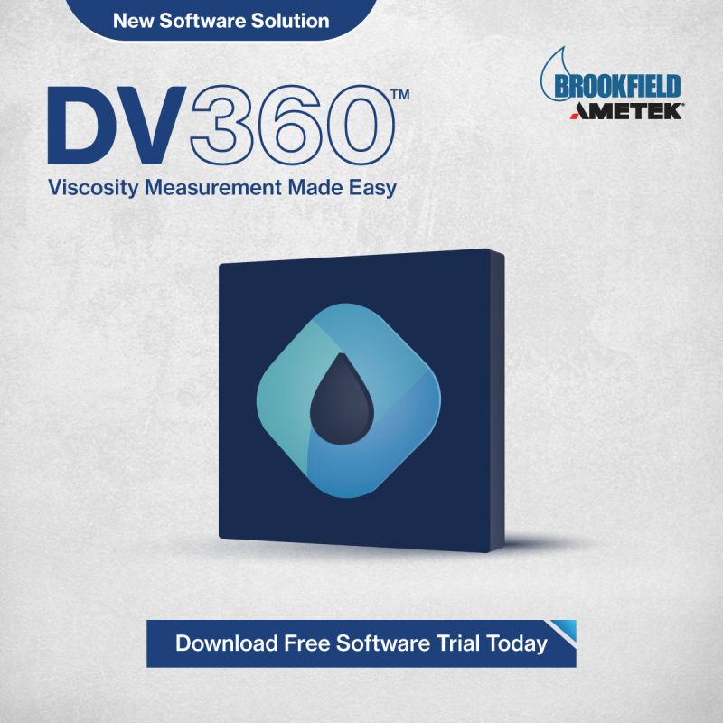 PHẦN MỀM ĐO ĐỘ NHỚT DV360 BROOKFIELD